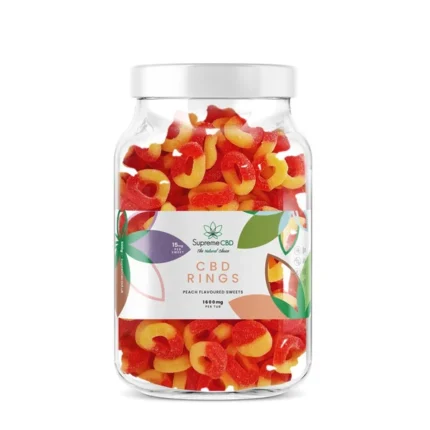 CBD Large Peach Rings (1600mg)
